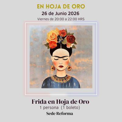 Frida en Hoja de Oro
