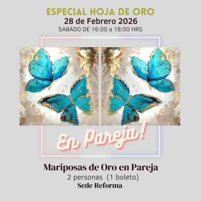 Mariposas de Oro en Pareja