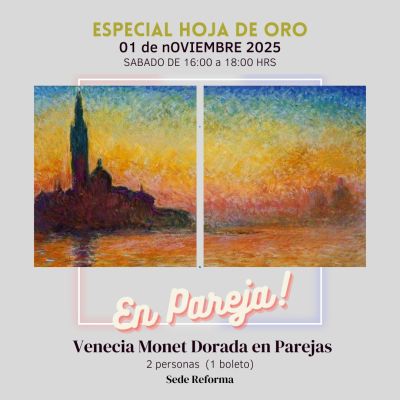 Venecia Monet Dorada en Parejas