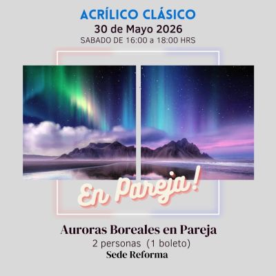 Auroras Boreales en Pareja