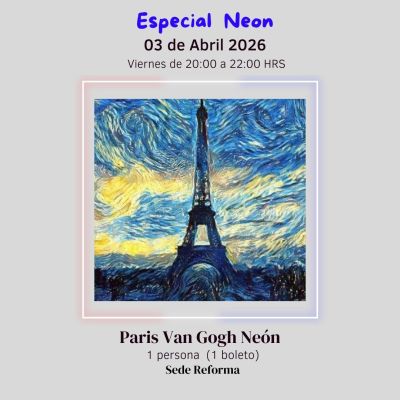 Paris Van Gogh en Neón
