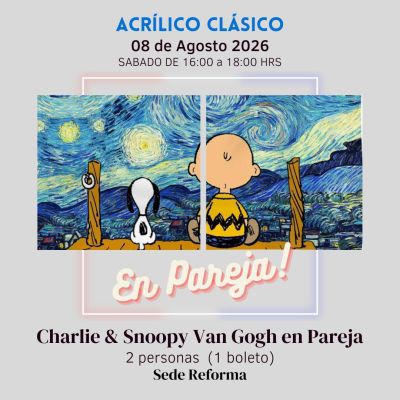 Charlie & Snoopy Van Gogh en Pareja