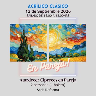 Atardecer Cipreces en Pareja