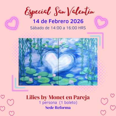 Lilies By Monet en Pareja