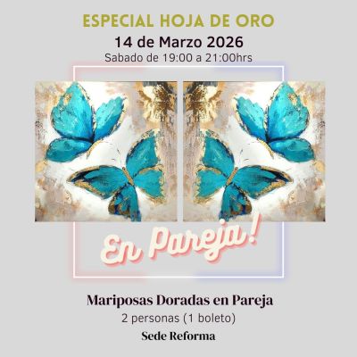 Mariposas Doradas en Pareja