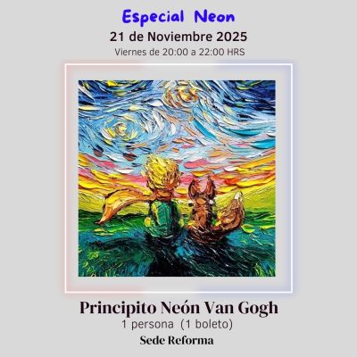 Principito Neón Van Gogh