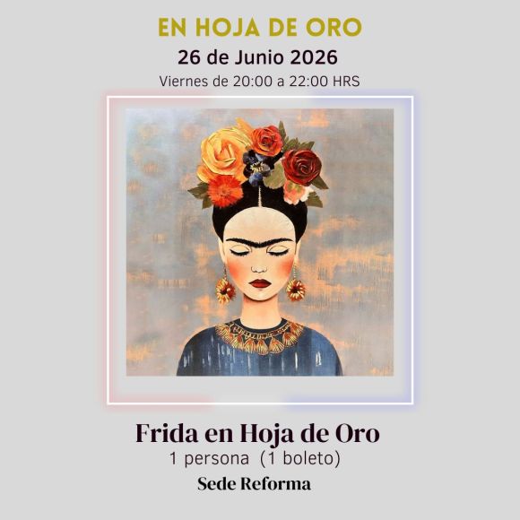 Frida en Hoja de Oro