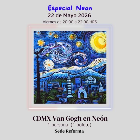 CDMX Van Gogh en Neón