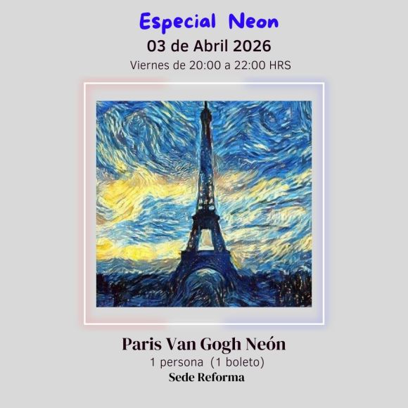 Paris Van Gogh en Neón