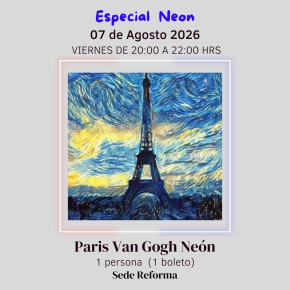París Van Gogh en Neón