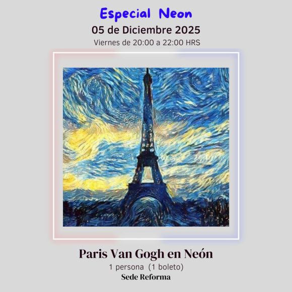 Paris Van Gogh en Neón