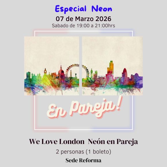 We Love London Neón en Pareja