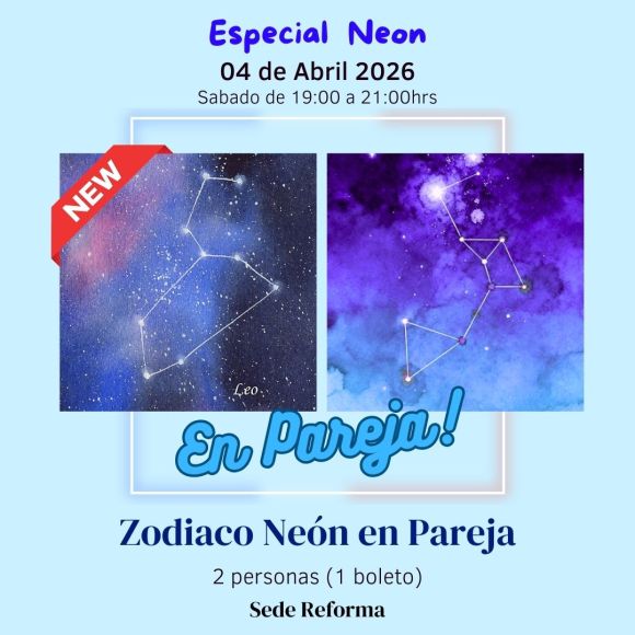 Zodiaco Neón en Pareja