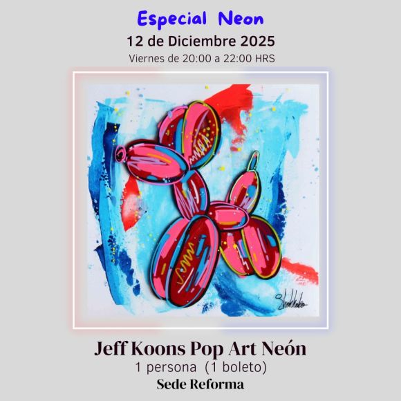 Jeff Koons Pop Art Neón