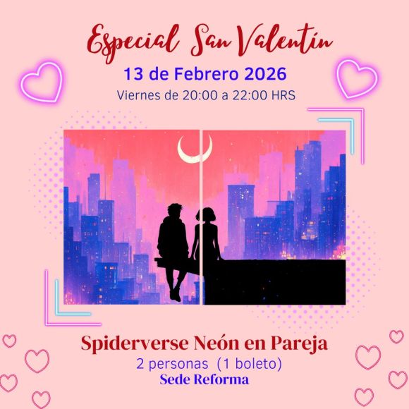 Spiderverse Neón en Pareja