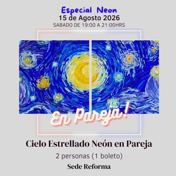 Cielo Estrellado Neón en Pareja