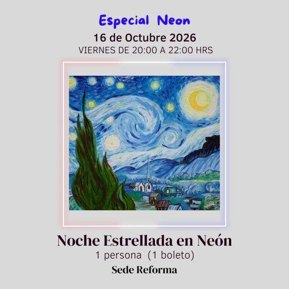 Noche Estrellada Neón