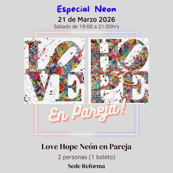 Love Hope Neón en Pareja